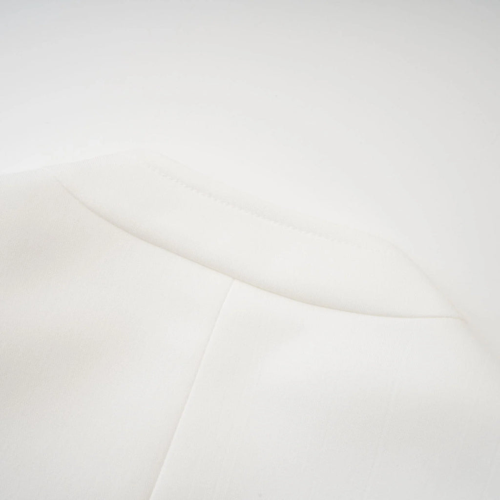 Penelope Corset Top White Square Neck Long Sleeve
