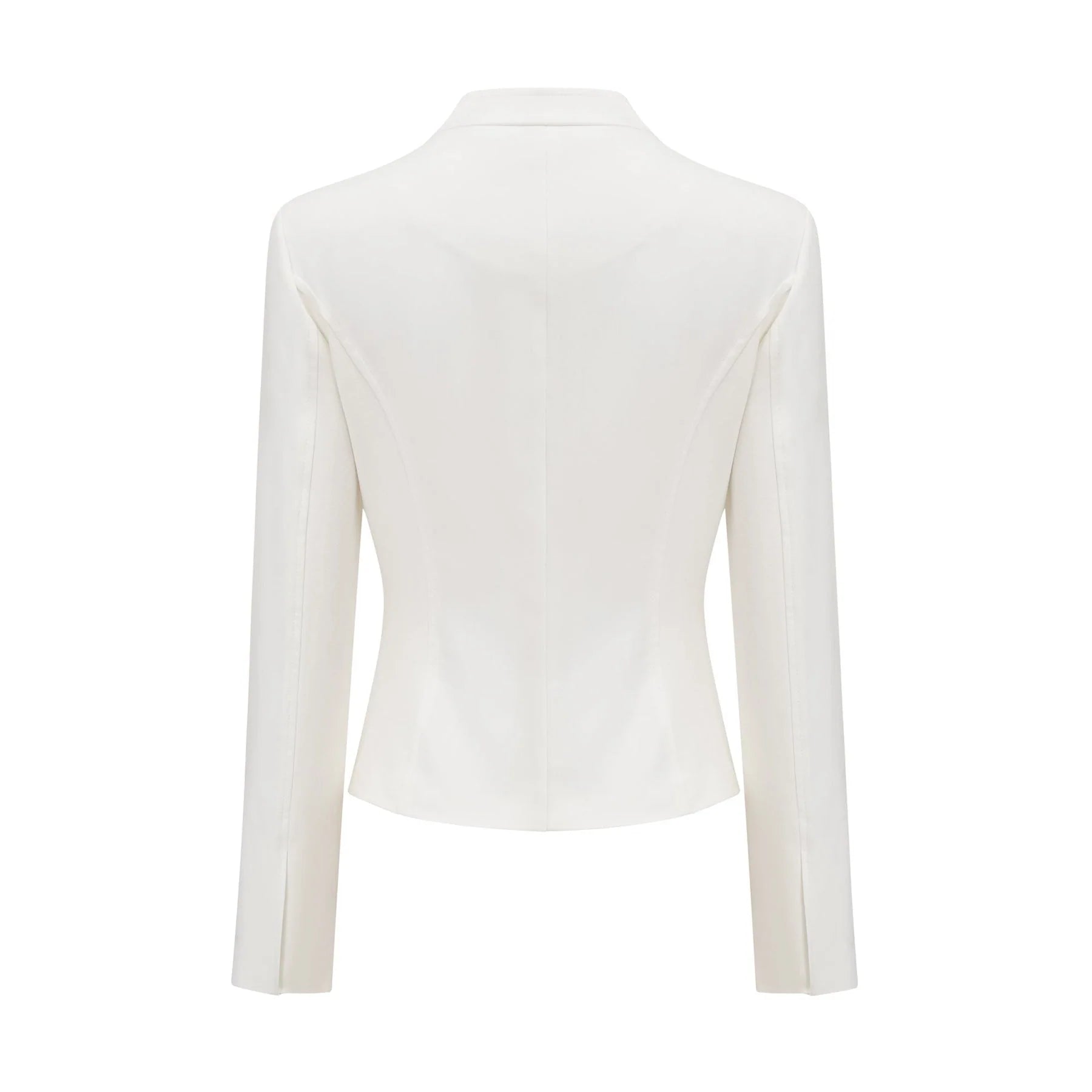 Penelope Corset Top White Square Neck Long Sleeve