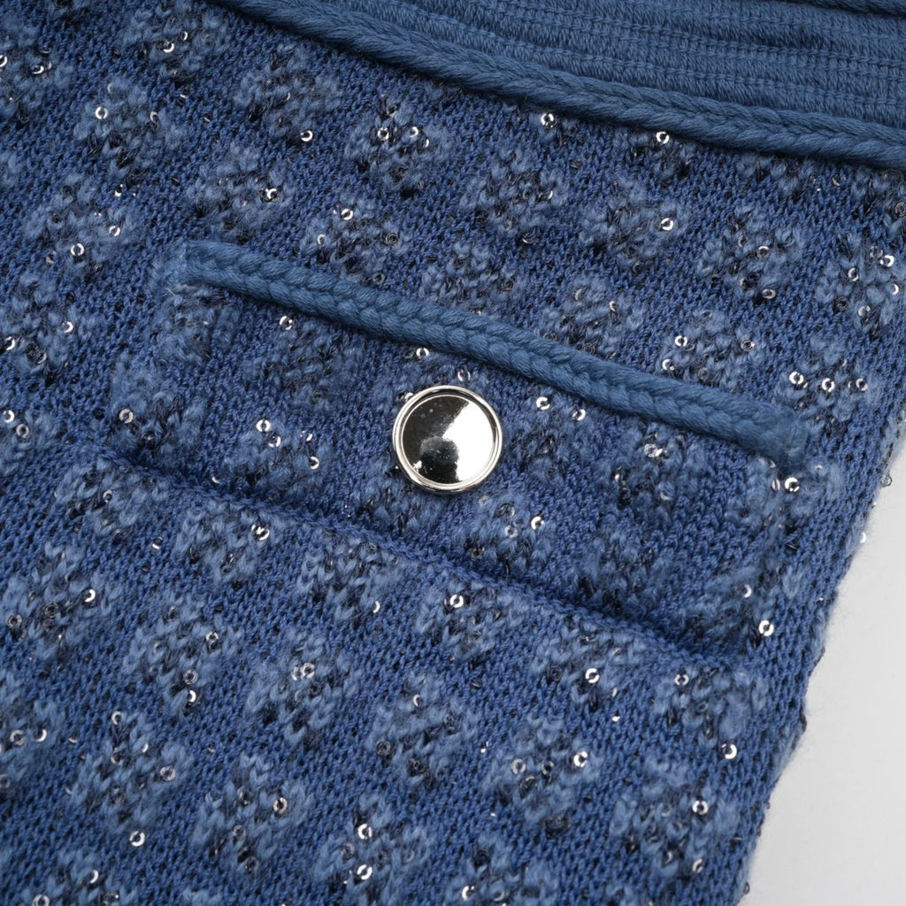 Peyton Jacket & Trousers Sequin Embellished Sapphire Blue