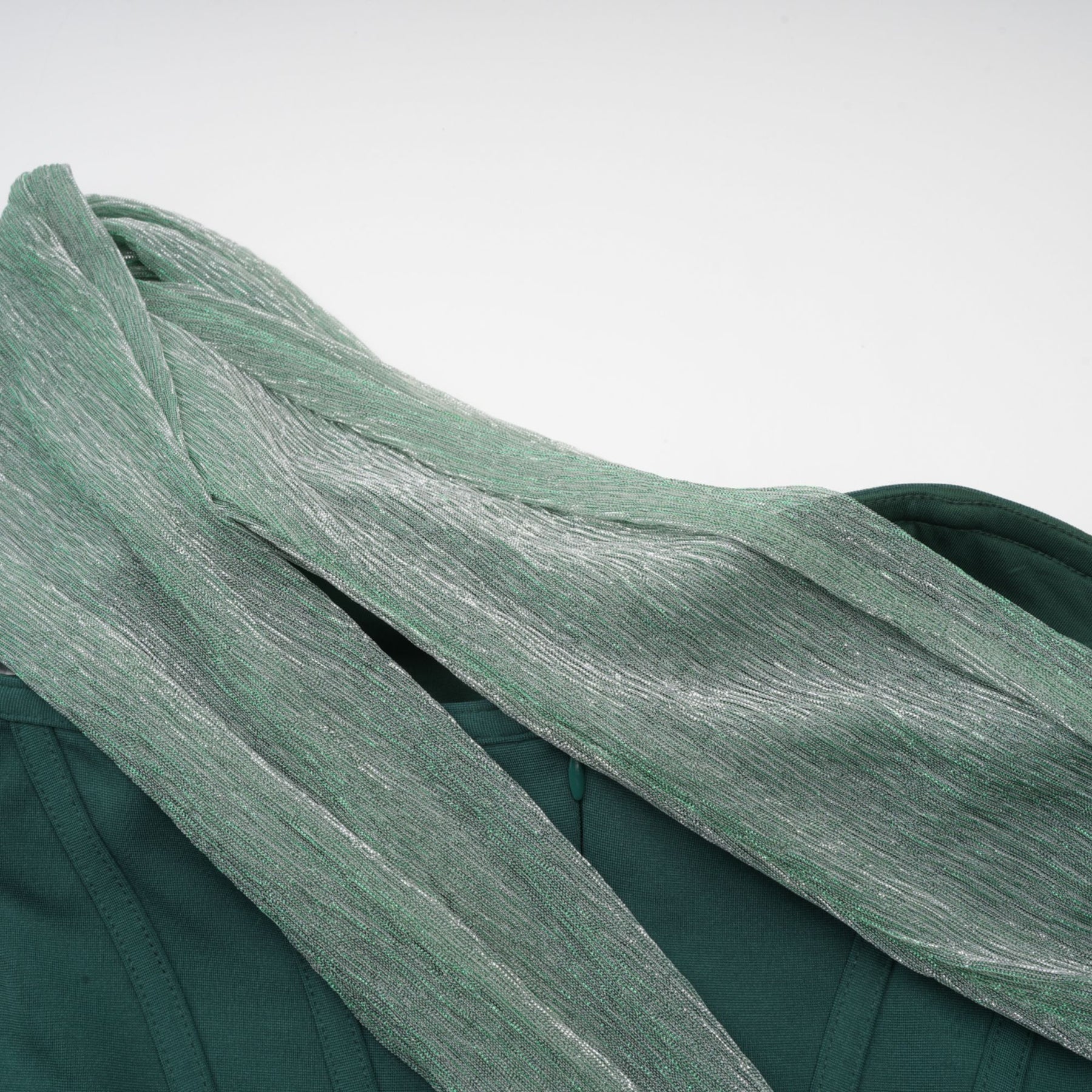 Raven Maxi Dress in Vibrant Green with Mono Shoulder