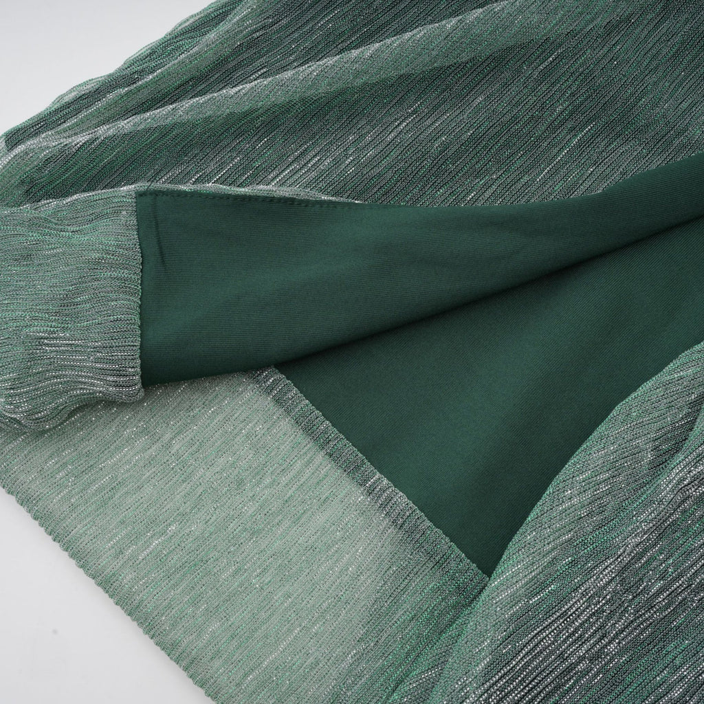 Raven Maxi Dress in Vibrant Green with Mono Shoulder