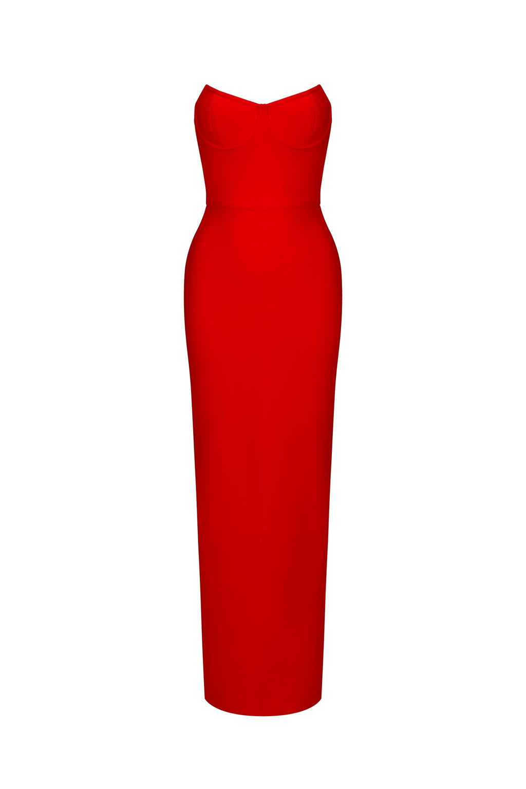 Rebecca Red Bandage Maxi Dress for Women