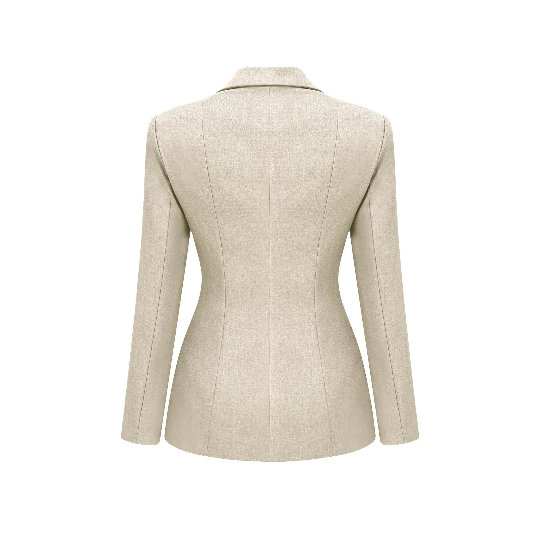 Rebekah Blazer with Lapel and Tie - Up Design