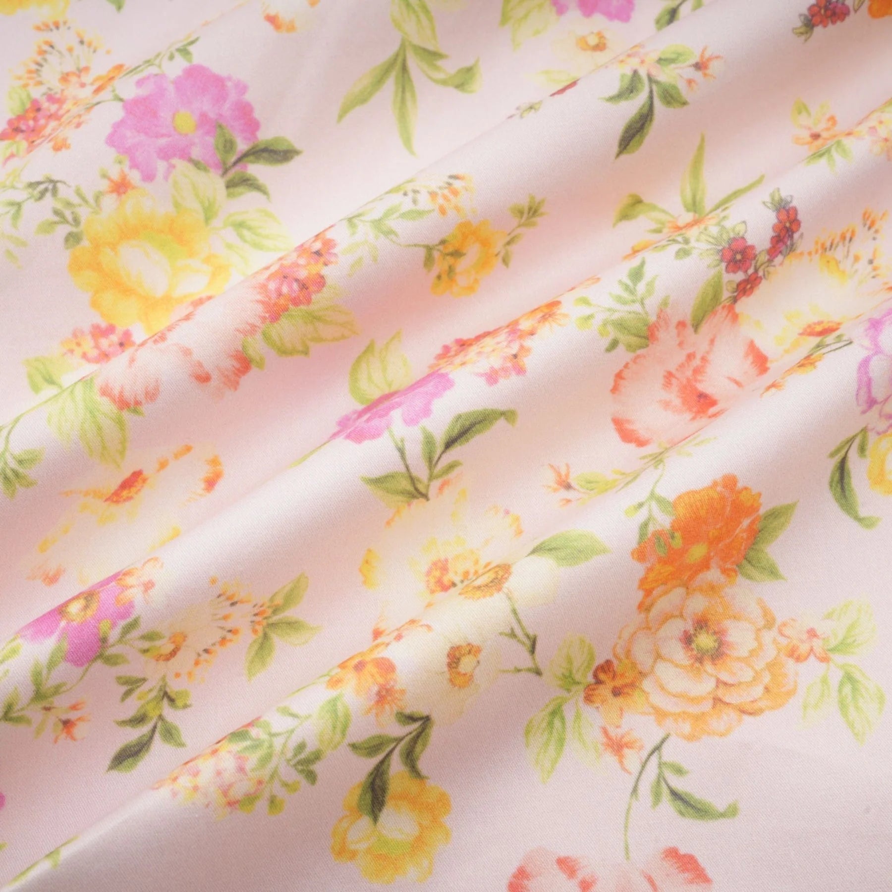 Remi Floral Midi Dress Pink Halterneck with Pleated Bustier & Corset Style