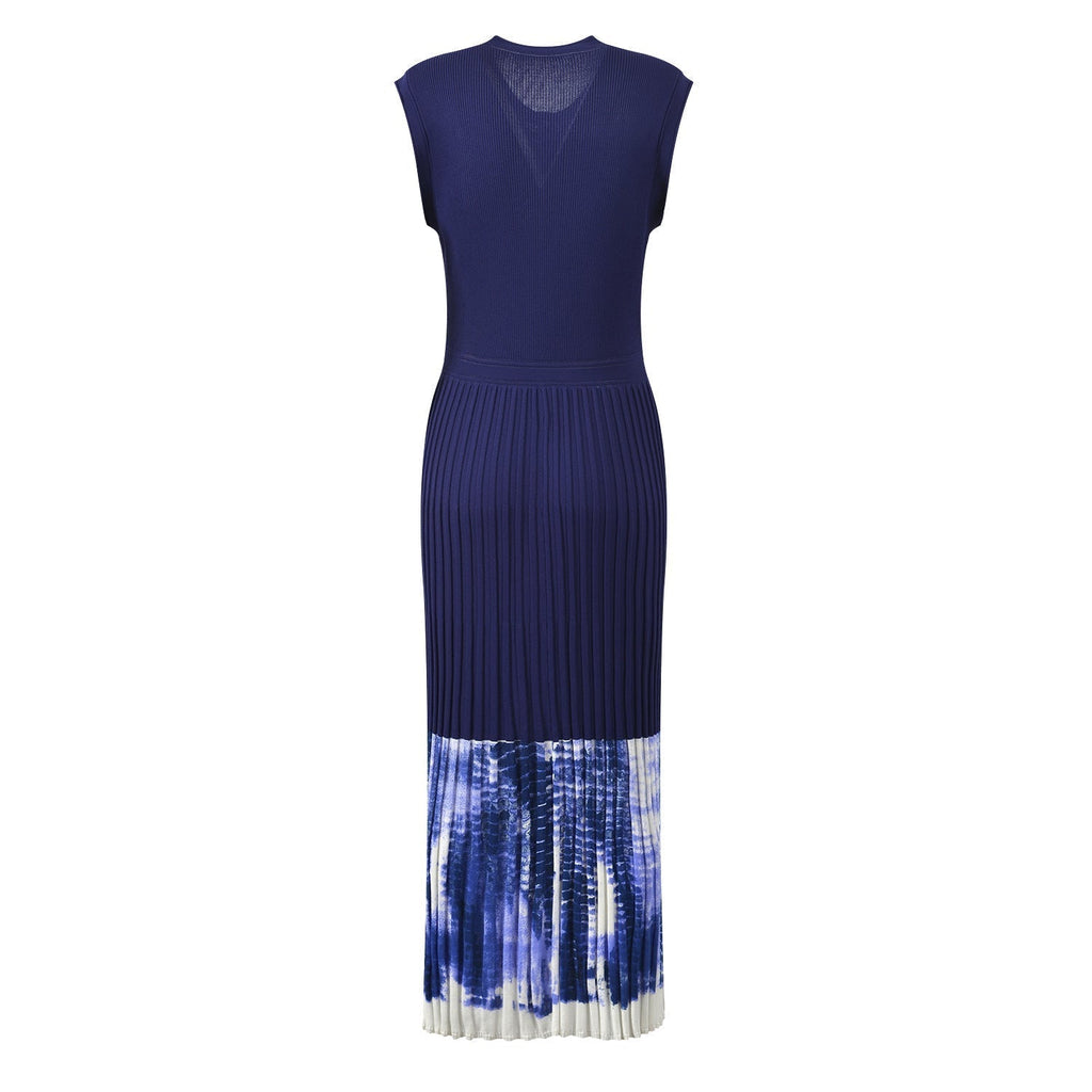 Rhea Dress - Fitted Silhouette With Pleats - Button - Up Front With Pockets - Tailored Comfort - Versatile Layering Piece