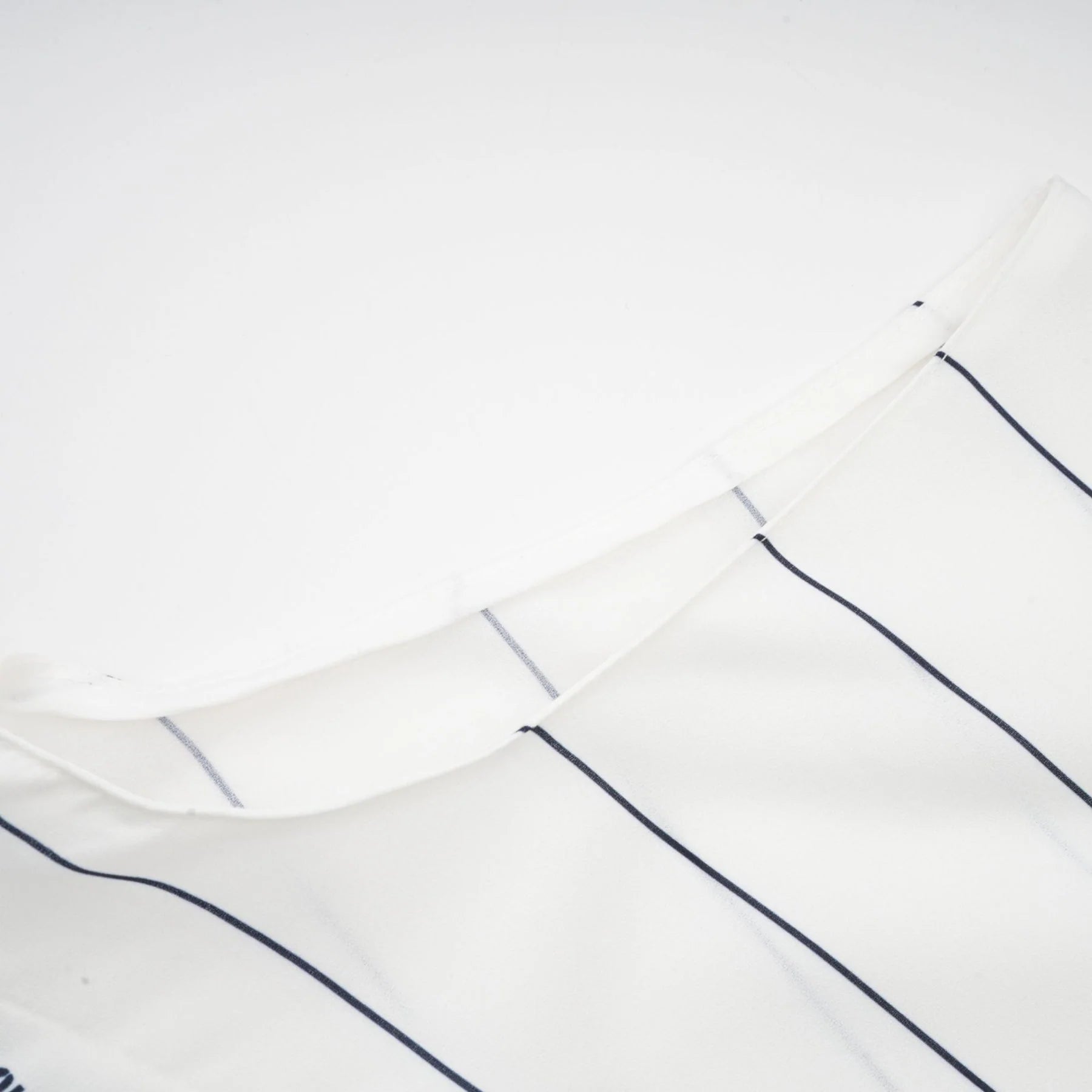Rinata Top & Skirt Striped White Matching Set