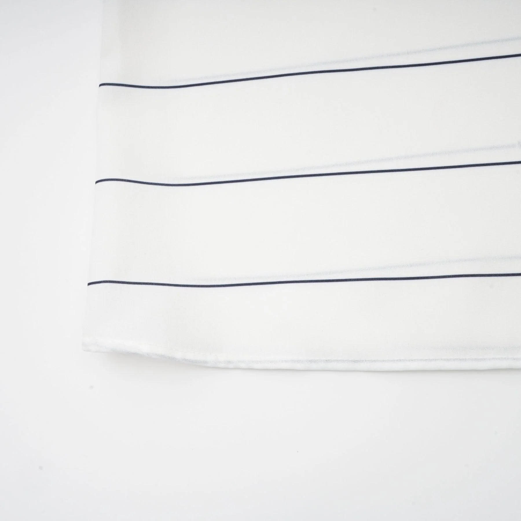 Rinata Top & Skirt Striped White Matching Set