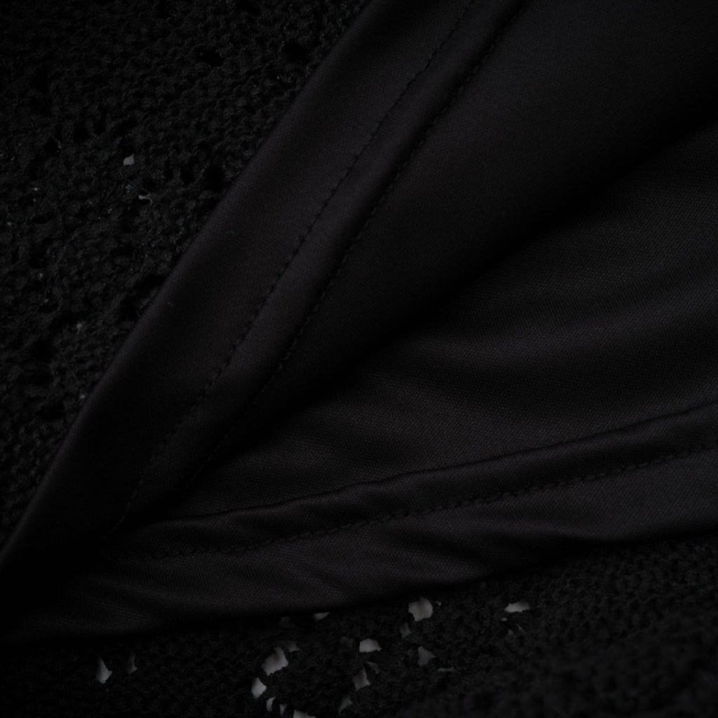 Rita Cardigan & Skirt Black Sequin Crochet Matching Set