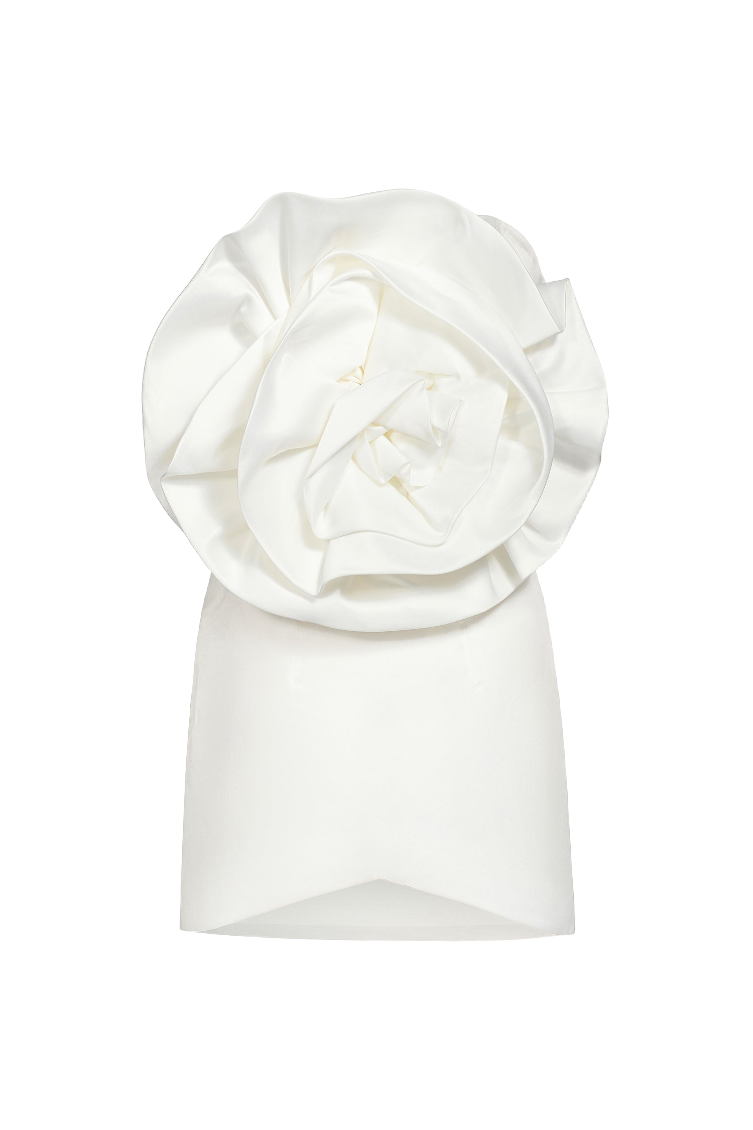 Adelina Strapless Mini Dress - Floral Detailing - Flattering Silhouette - Mini Length - High-Quality Fabric - Versatile