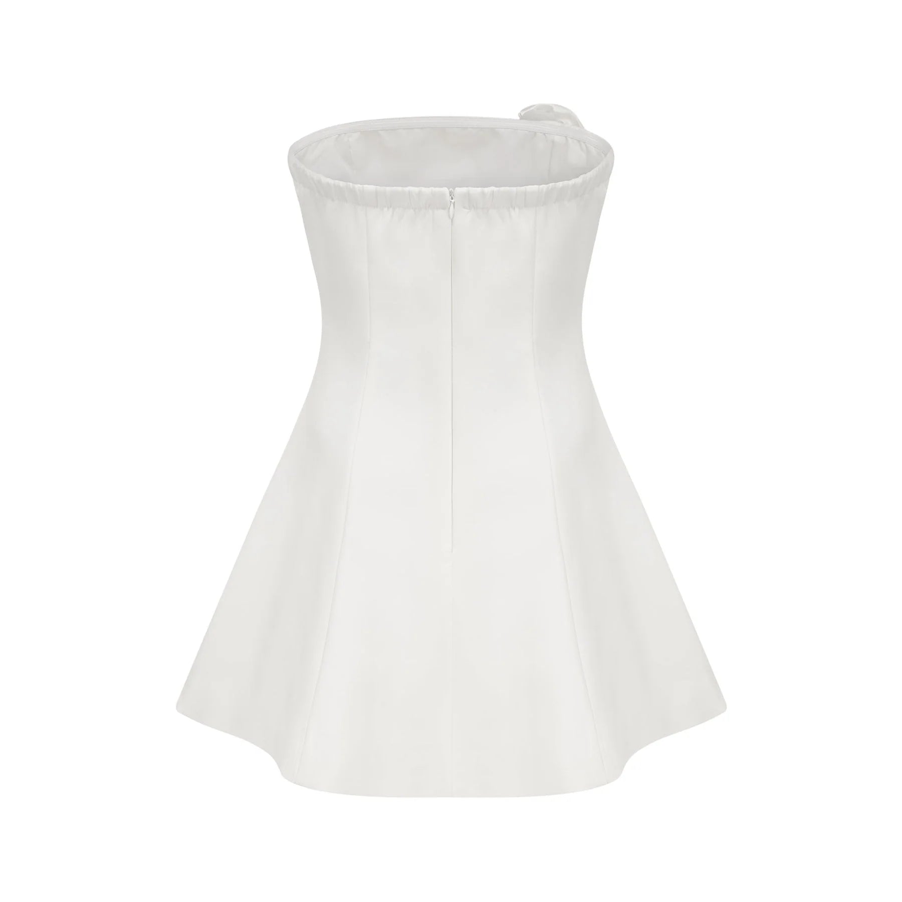 Rory Mini Dress White Flower Crystal Embellished