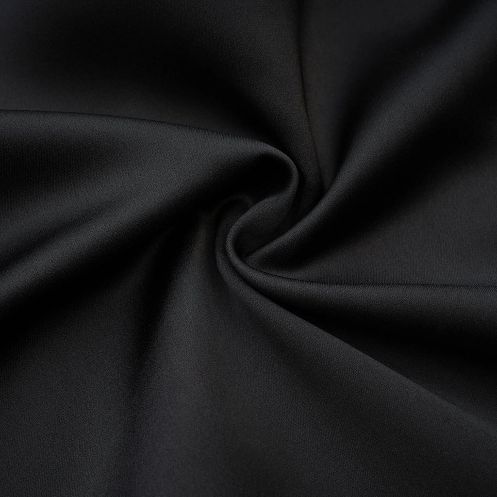Rosanna Maxi Dress - Chic Off - the - Shoulder Black with Pleated Detailing & Flared Hem
