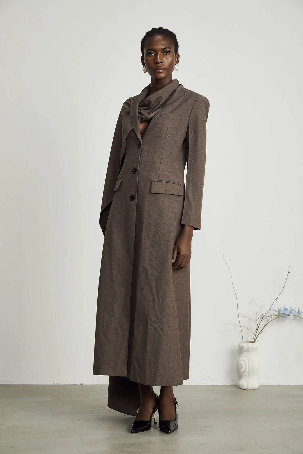 Rylee Trench Coat with Scarf Detailing