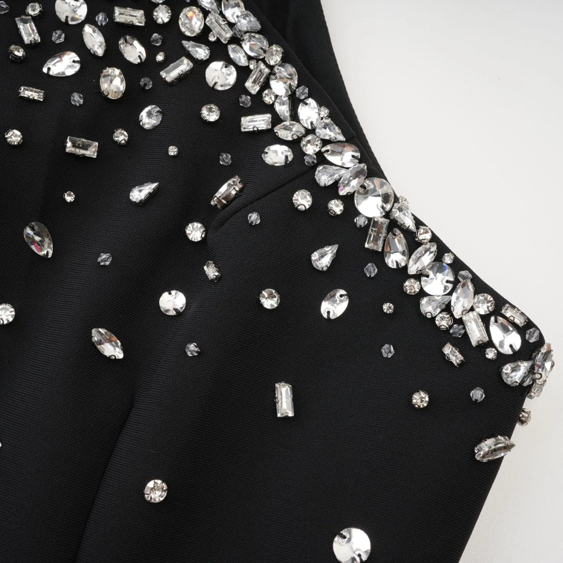 Sabina Embellished Choker Mini Dress
