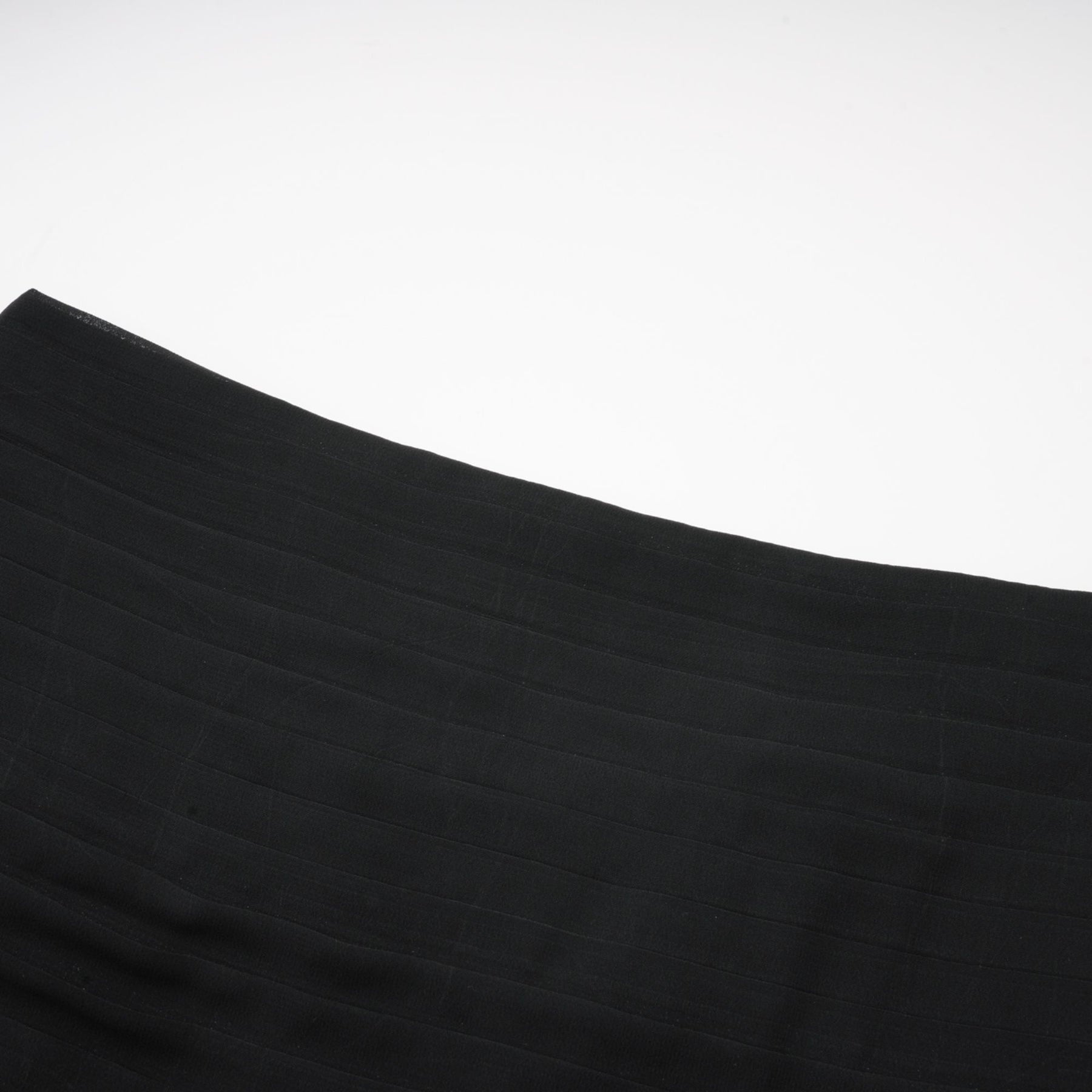 Santa Black Tulle Maxi Skirt With Pleats And Ruffled Hem