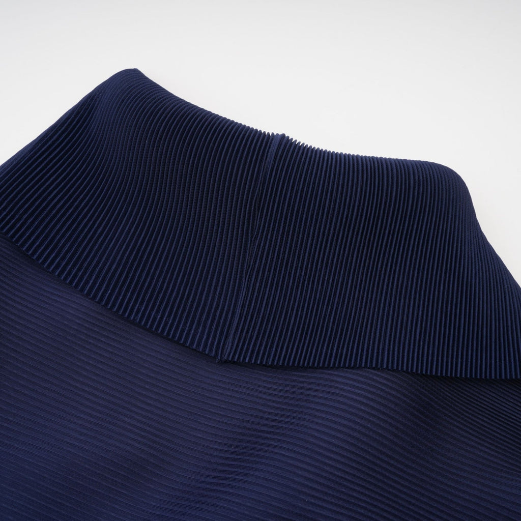Savina Top & Dress Blue Pattern Creased Cape Matching Set