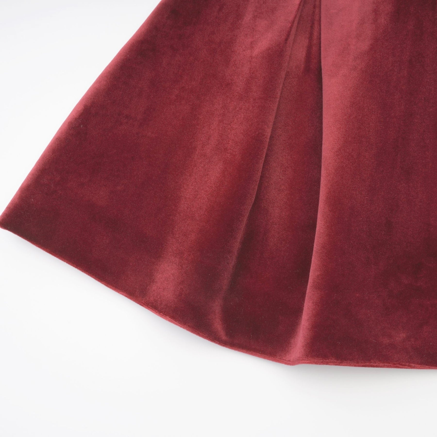 Selena Velvet Strapless Mini Dress With Faux Fur Collar