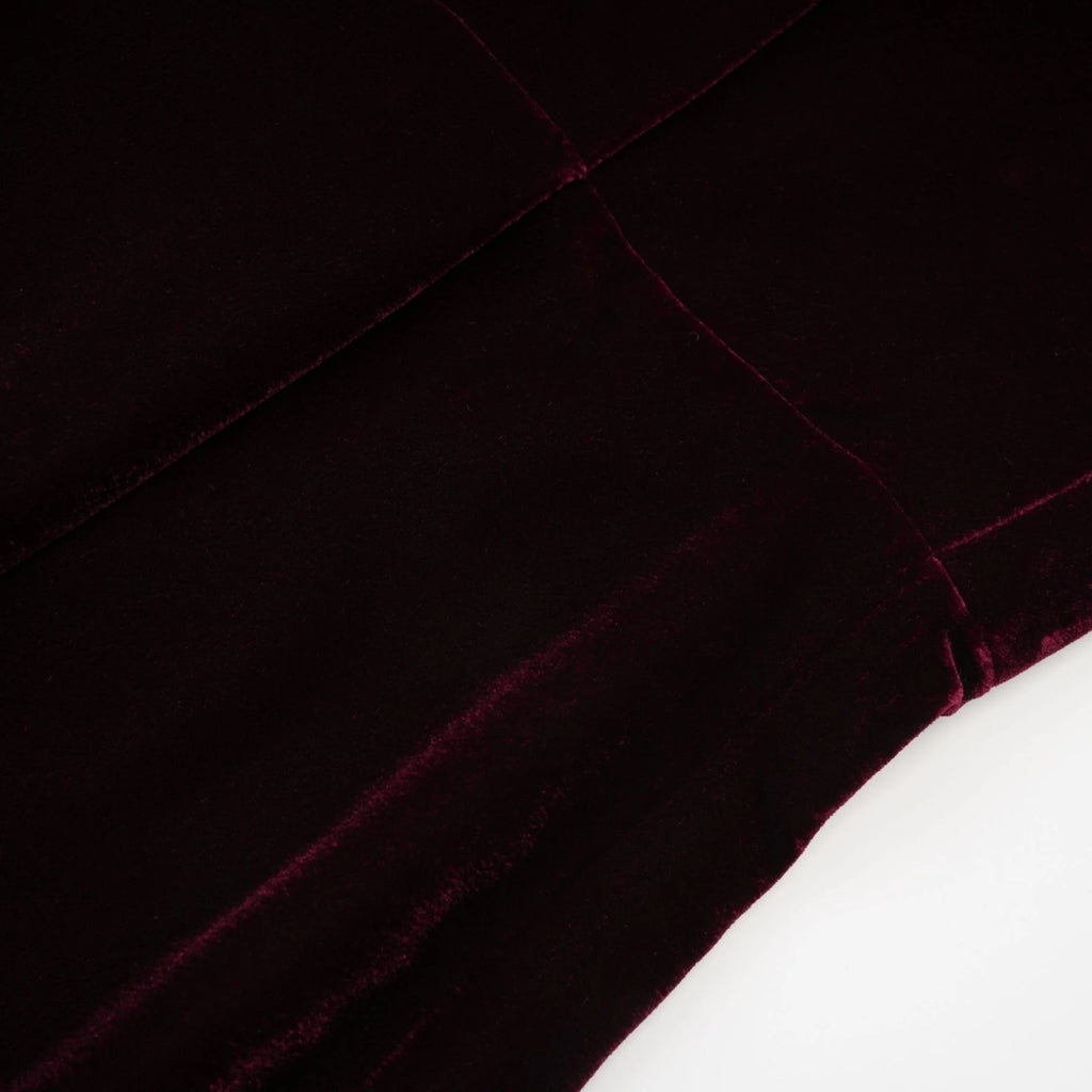 Shayla Dress Purple Velvet Off - Shoulder Thigh - Length & Belted