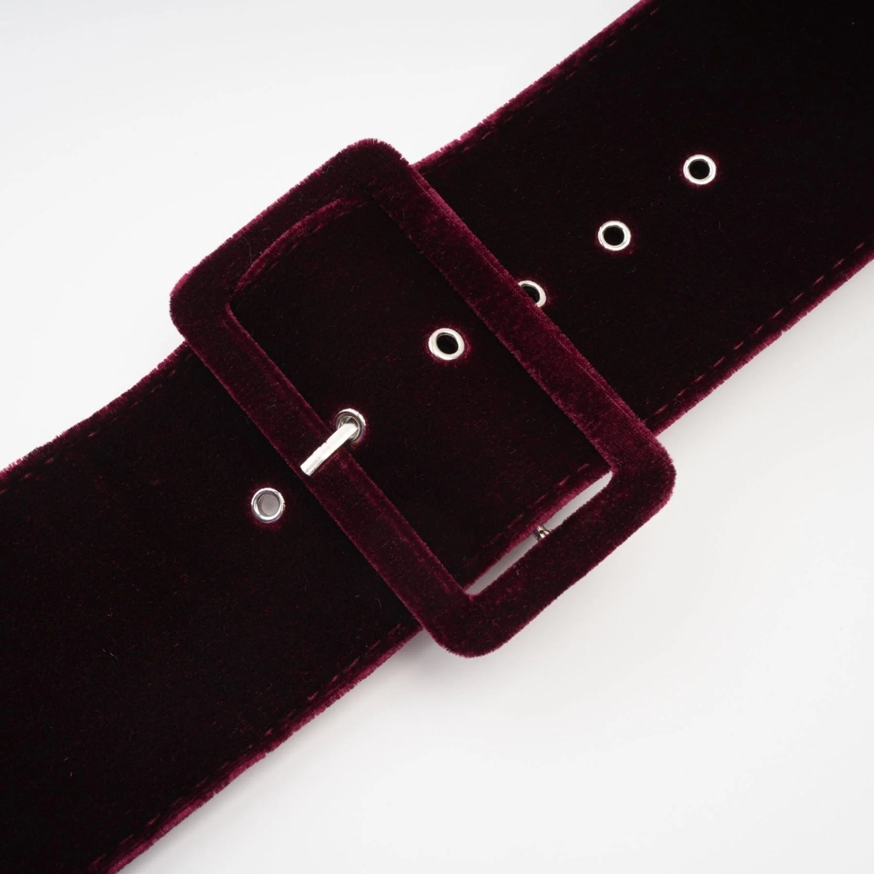 Shayla Dress Purple Velvet Off - Shoulder Thigh - Length & Belted