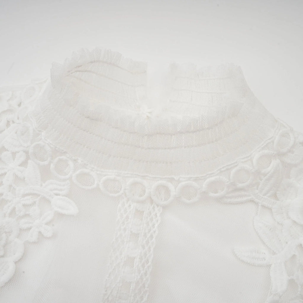Shiloh Floral Top with Mesh Paneling
