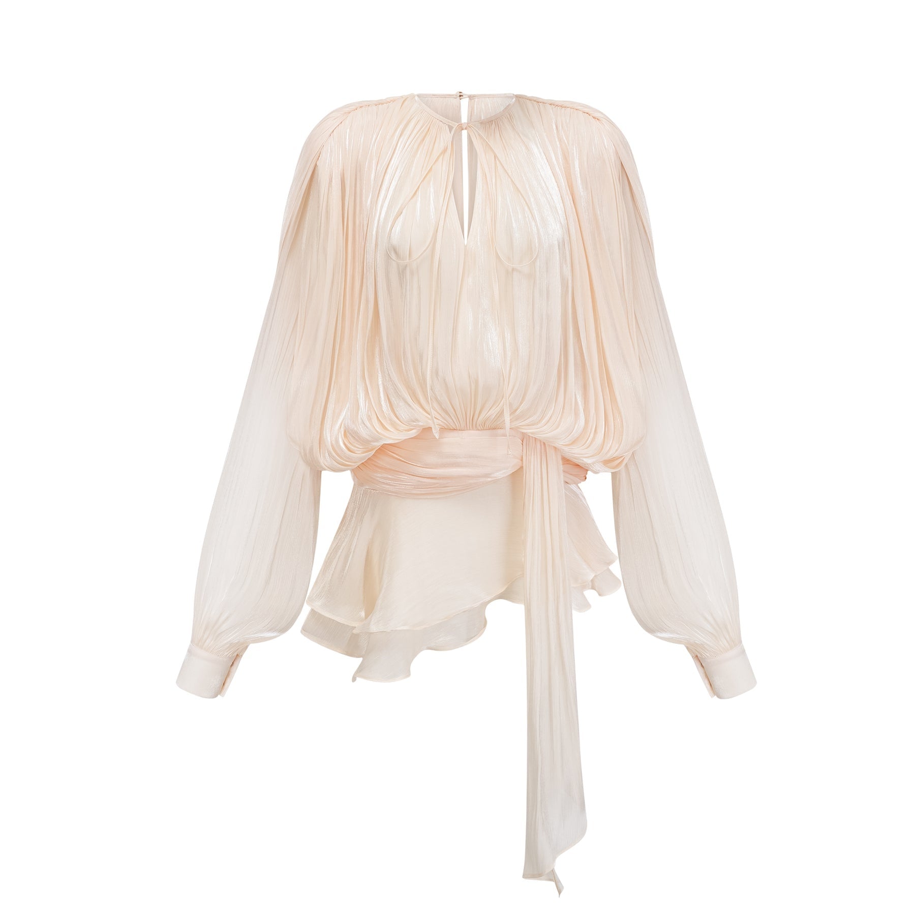 Sienna Mini Dress - Long Buttoned - Cuff Sleeves & Twist Design