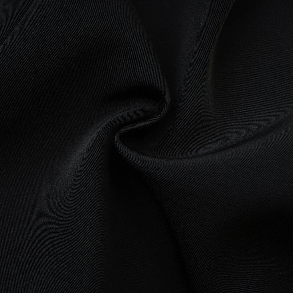 Silvana Jacket Black Panelled VNeck Waist Tightened