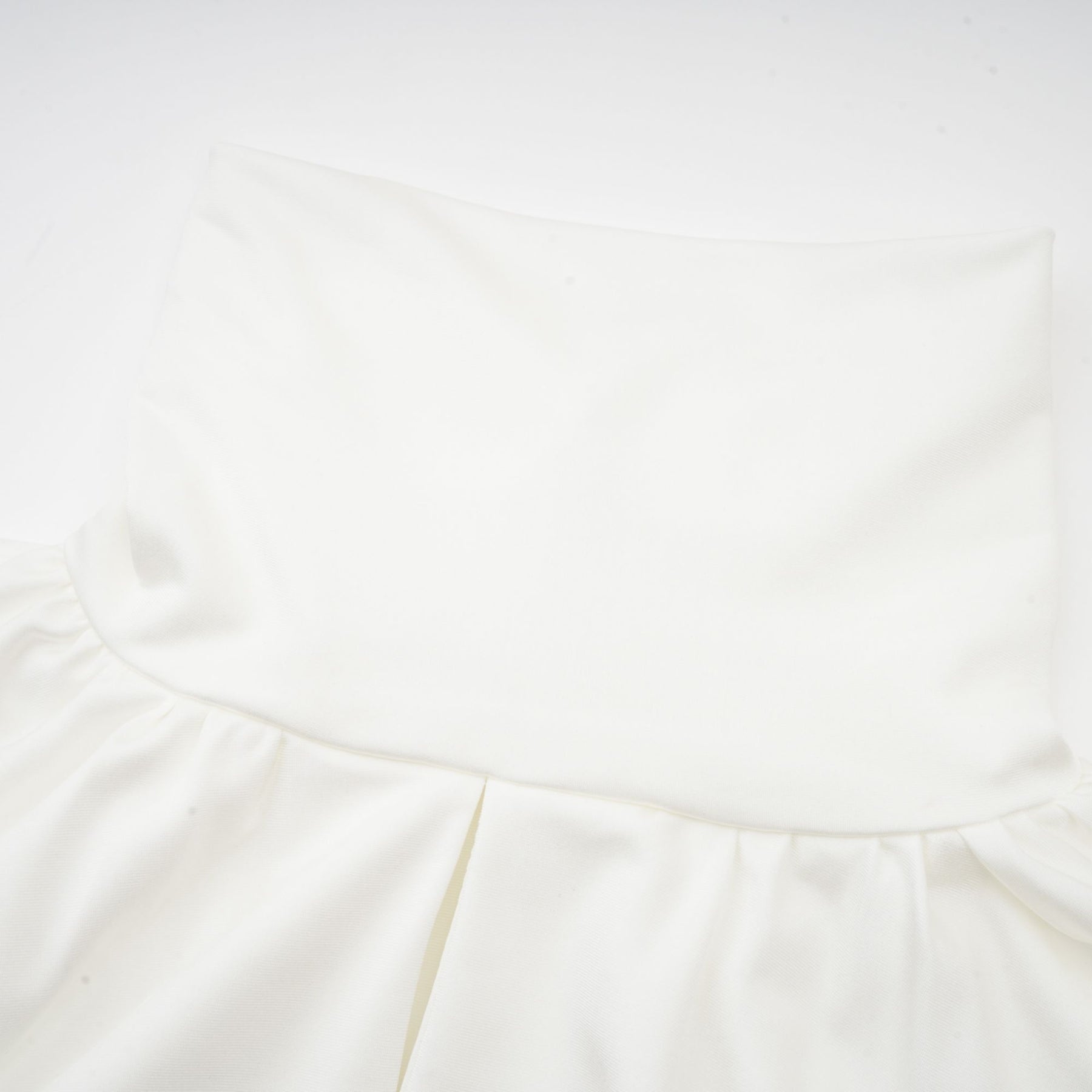 Silvana Mini Dress White Faux Flower Ruched Cut Out