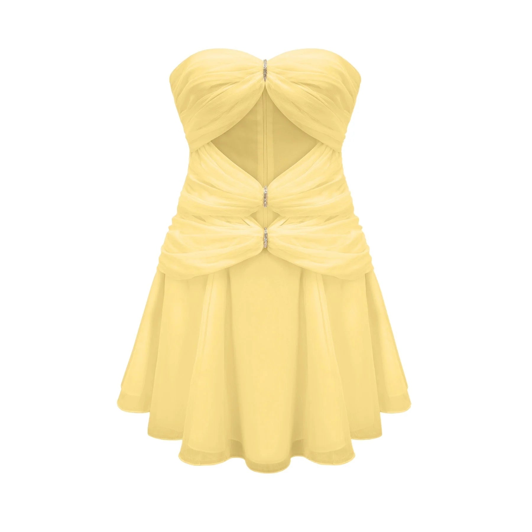 Skylar Mini Dress Pink Cut Out Off Shoulder Crystal Pleated