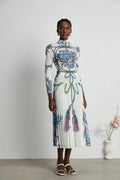 Sloan Skirt & Top Set Multicolor Pattern Print Knit