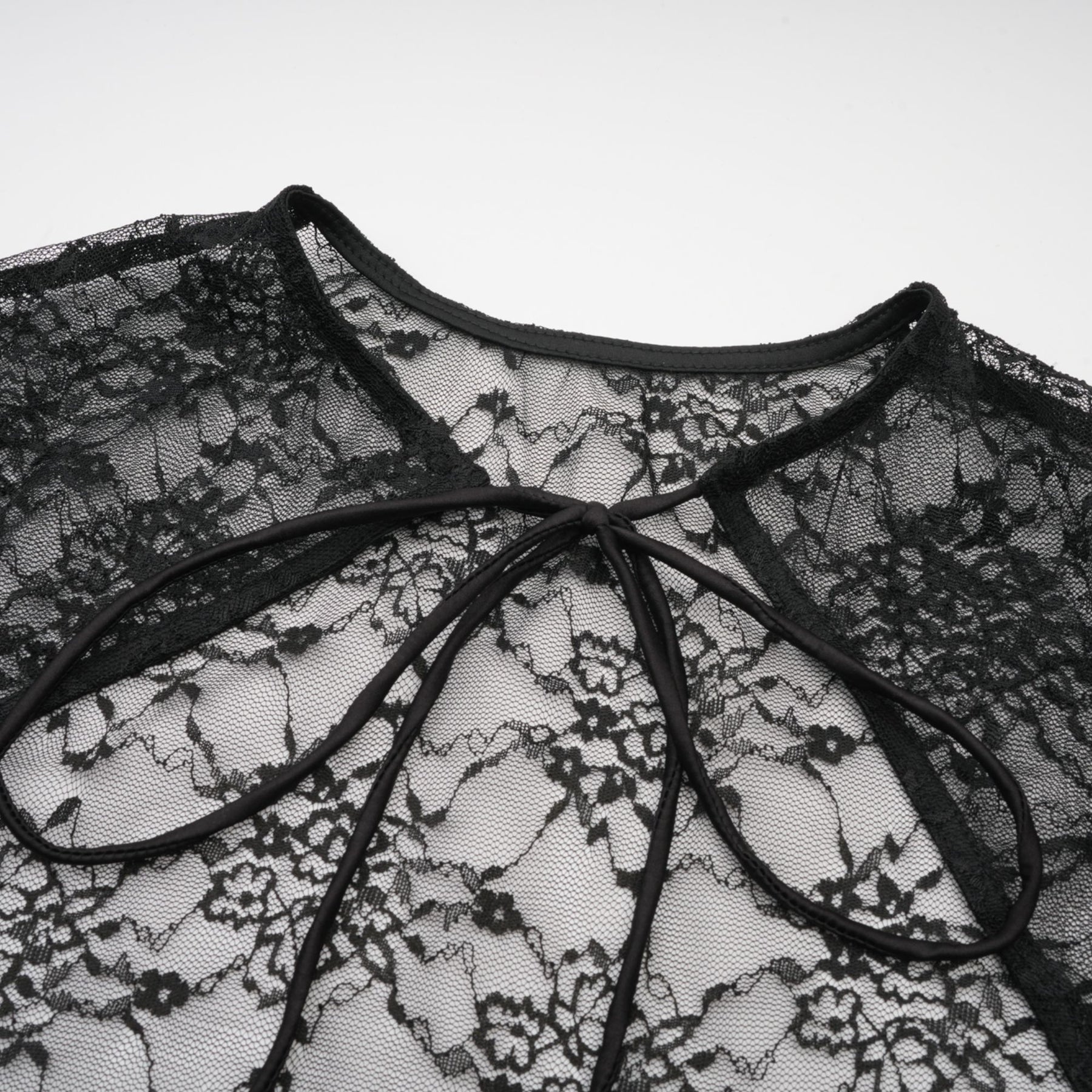 Sloan Vest & Dress Floral Lace Black Matching Set