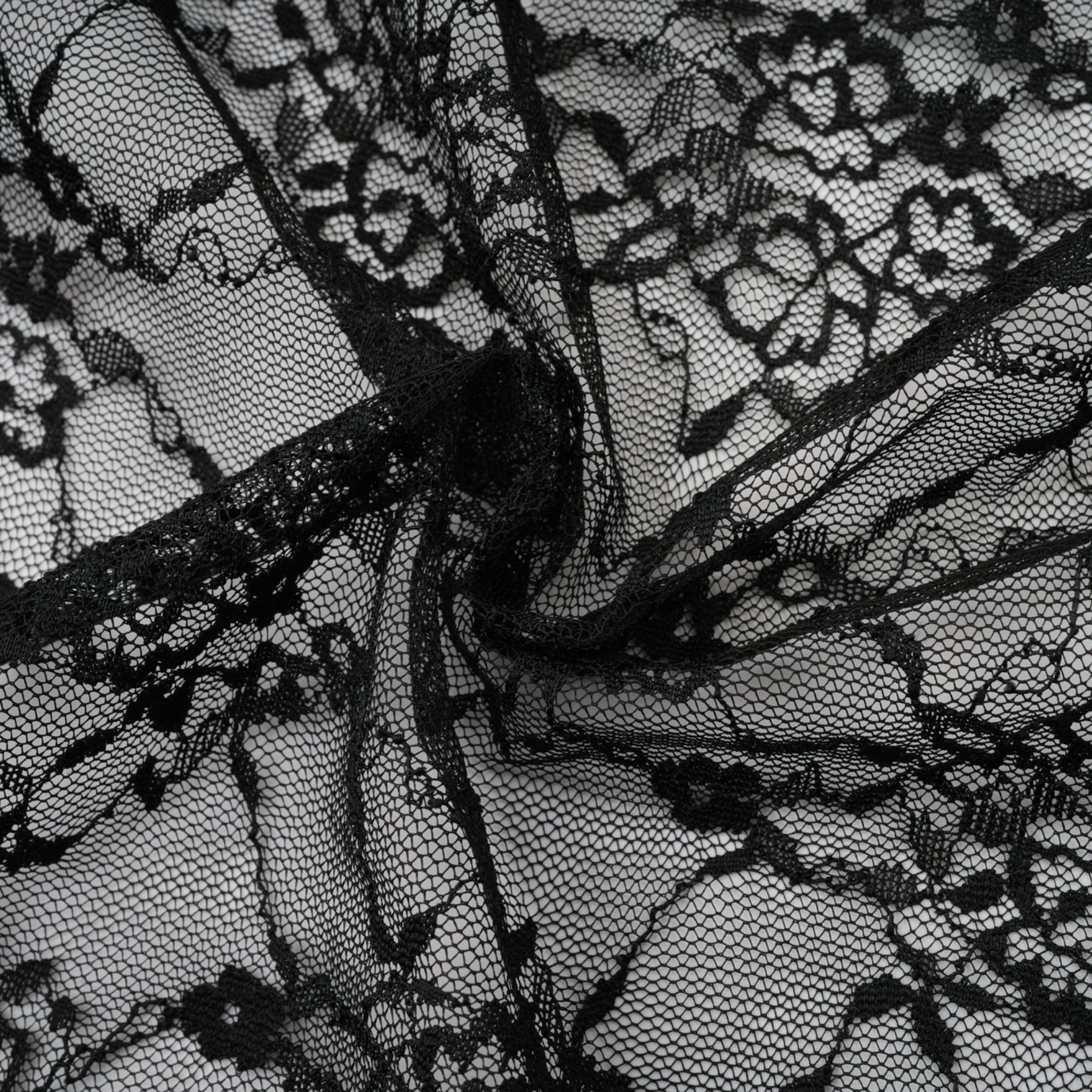 Sloan Vest & Dress Floral Lace Black Matching Set