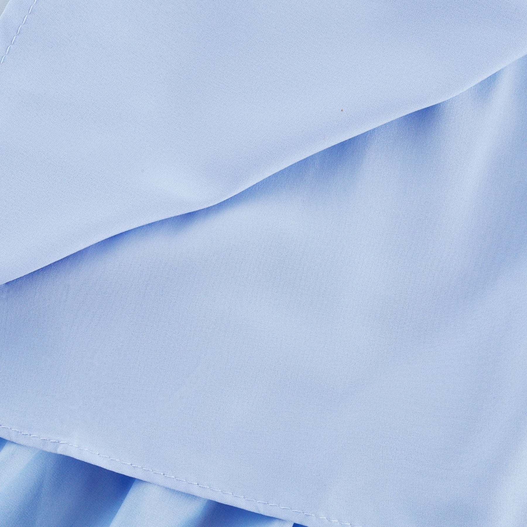 Sophie Blue Off - Shoulder Tiered Dress With Lace Trim and Waist Tie