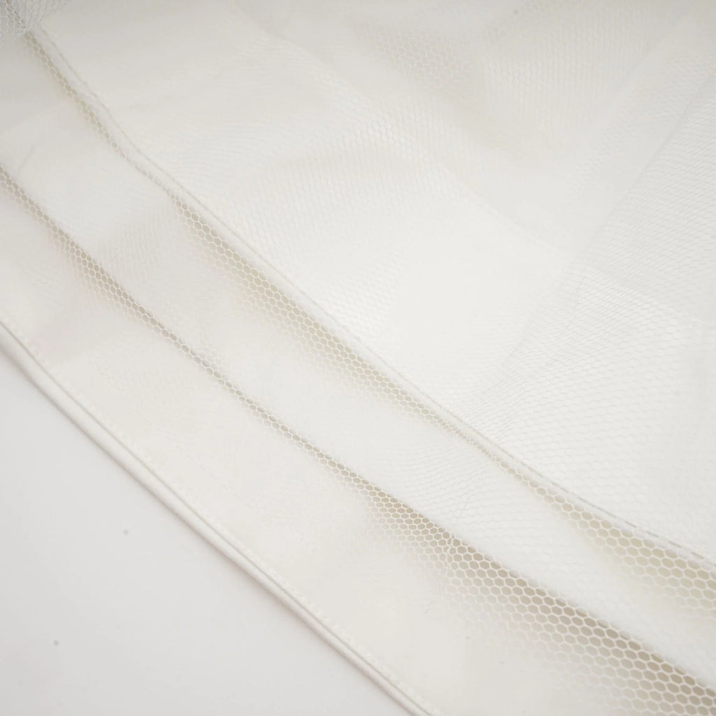 Stefania Midi Dress White Off Shoulder Corset Pleated Pockets