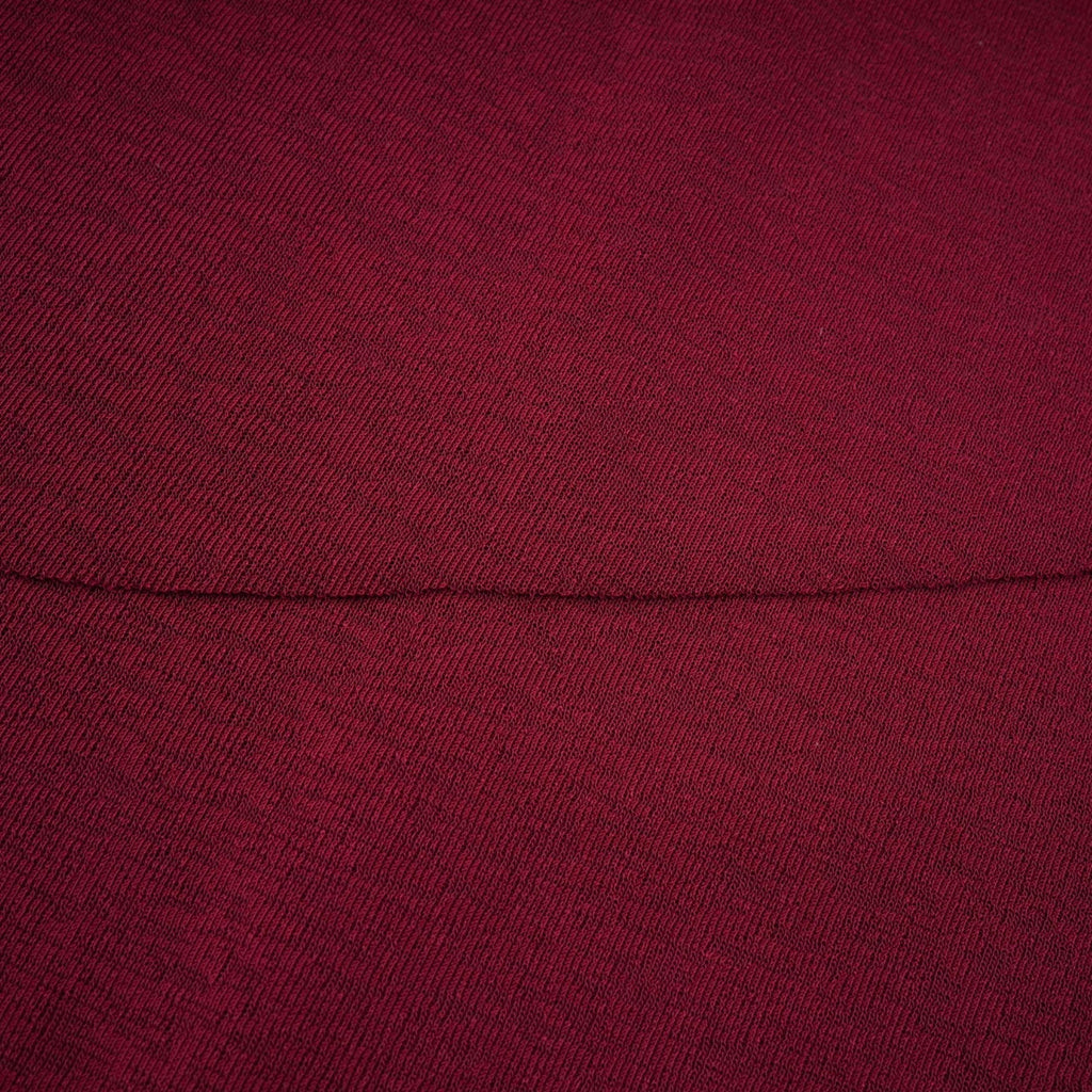 Sydney Midi Dress Red Flap Ruched Detail Long Sleeve Lined Skirt