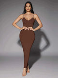 Taliyah Maxi Dress - Fit Type Slim Fit - Fabric Elasticity High Stretch - Backless - Style Refined Style - Hem Shaped Pencil - Premium Quality