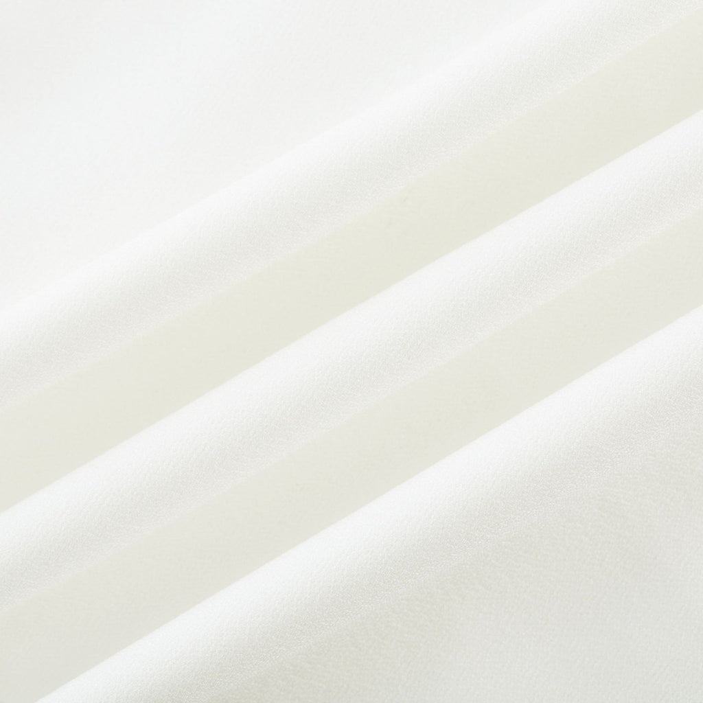 Thala White Sleeveless Midi Dress With Square Neck and Pleats