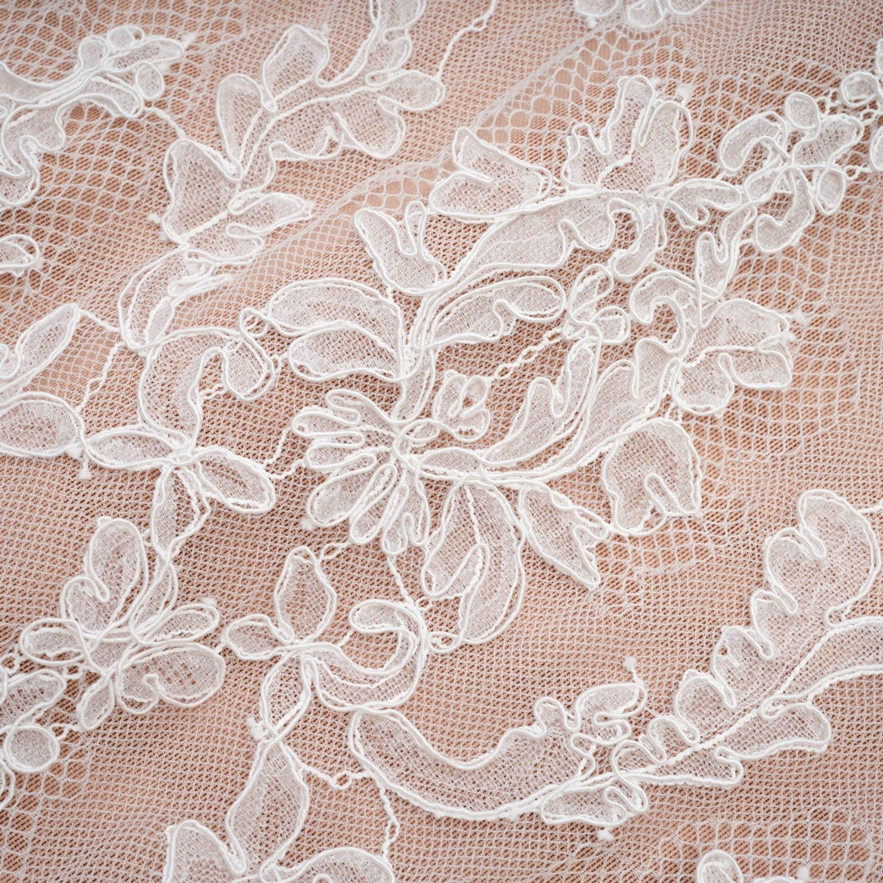 Titania Floral Lace Bustier Midi Dress With Sheer Paneling
