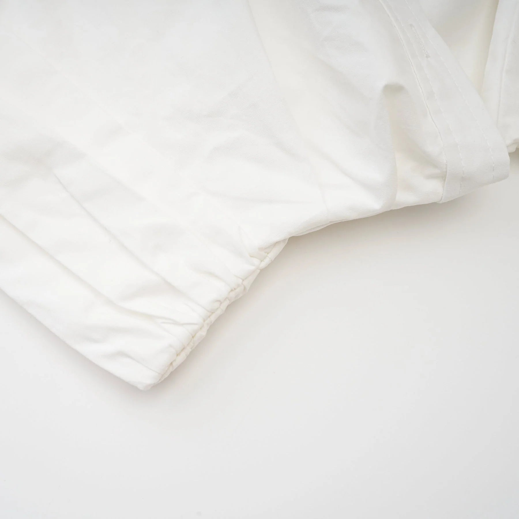 Tullia Shirt White Asymmetric Wrap Ruched Cropped & Long Sleeve