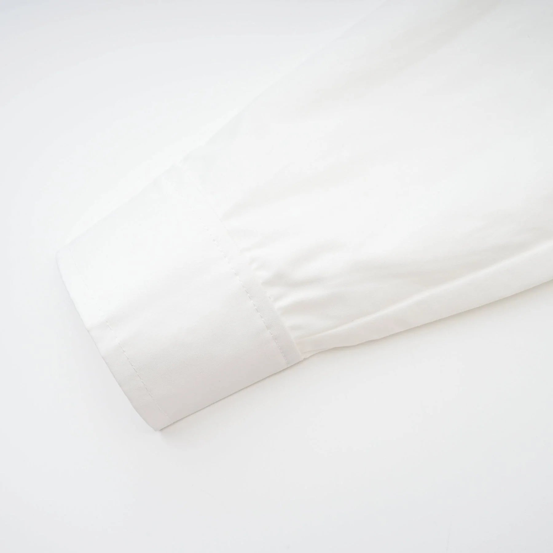 Tullia Shirt White Asymmetric Wrap Ruched Cropped & Long Sleeve