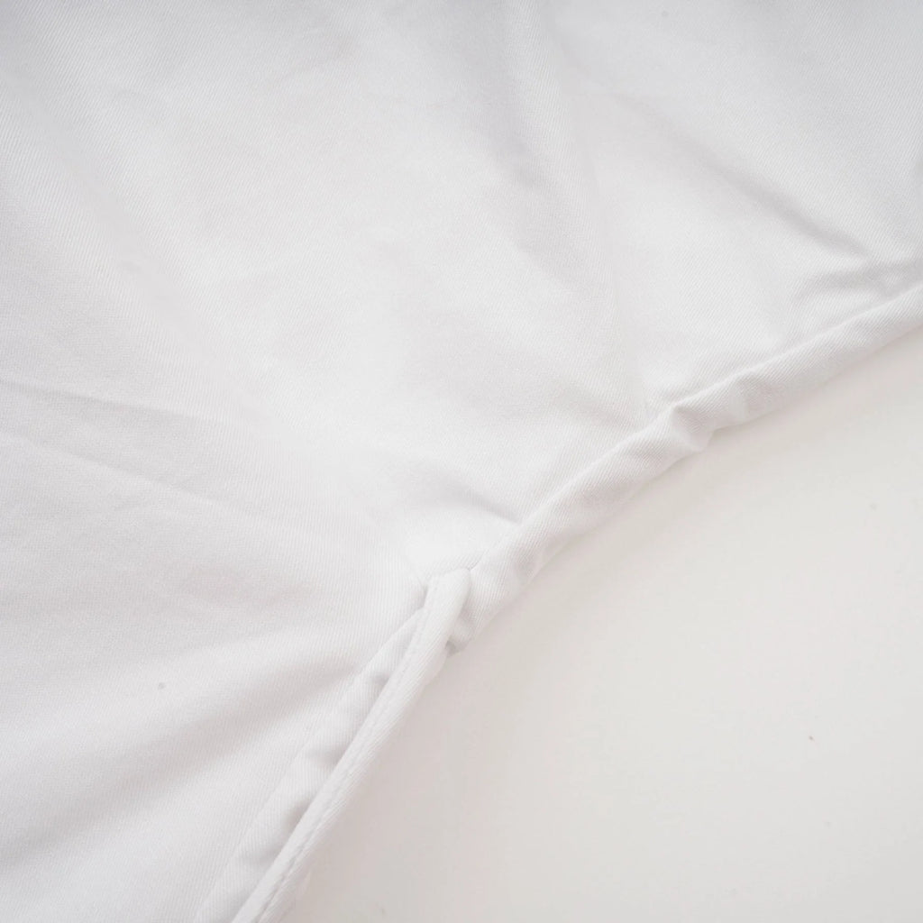 Tullia Shirt White Pleat Detail Thigh Length Self Tie