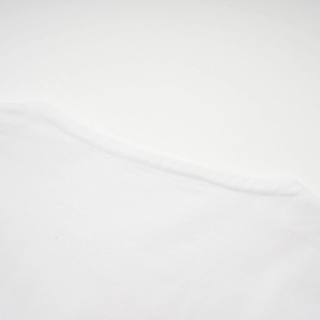 Tullia Shirt White Pleat Detail Thigh Length Self Tie