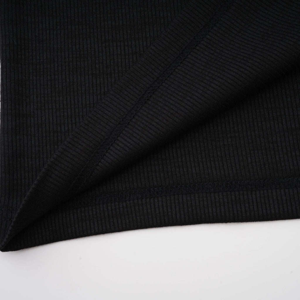 Ursula Maxi Dress in Confident Black with Transparent Straps & Low - Cut Design