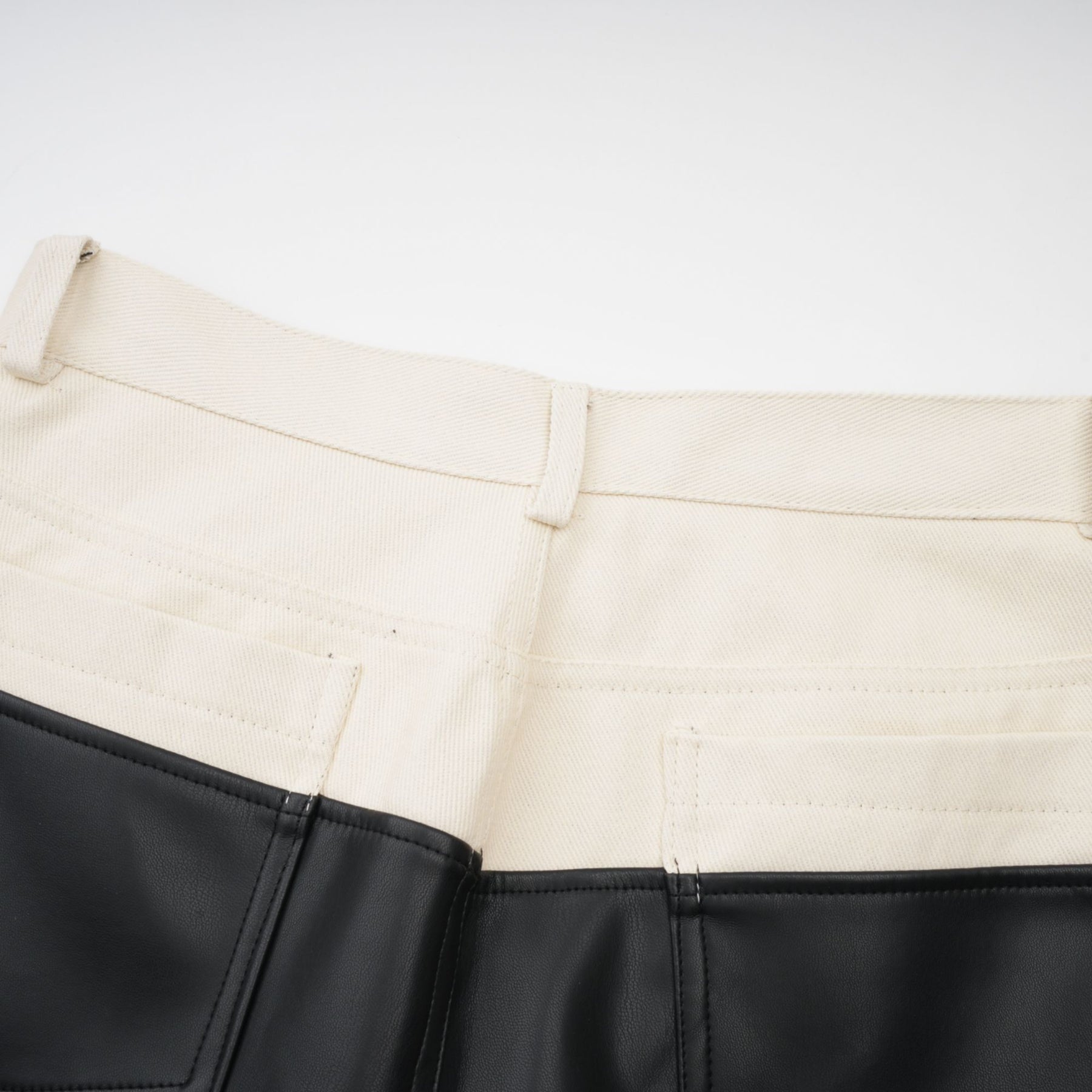 Valentina Trousers Black Contrast - Color Chic Wide Leg