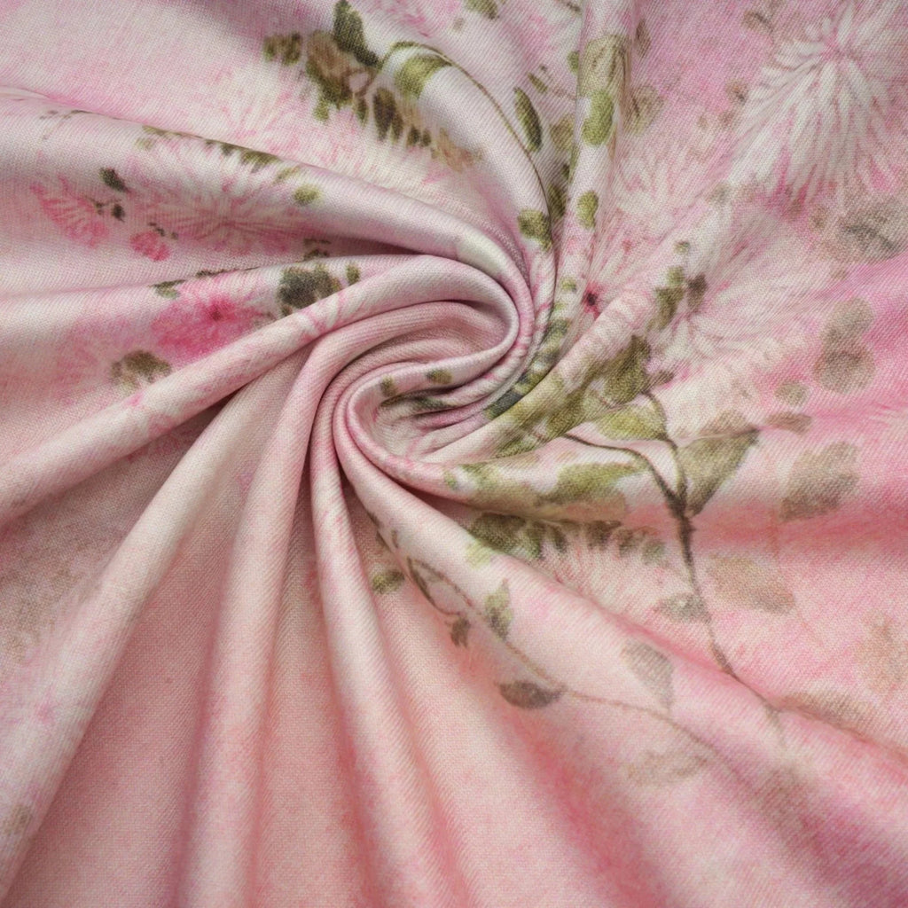 Valeria Midi Dress Floral Crystal Embellished Pink