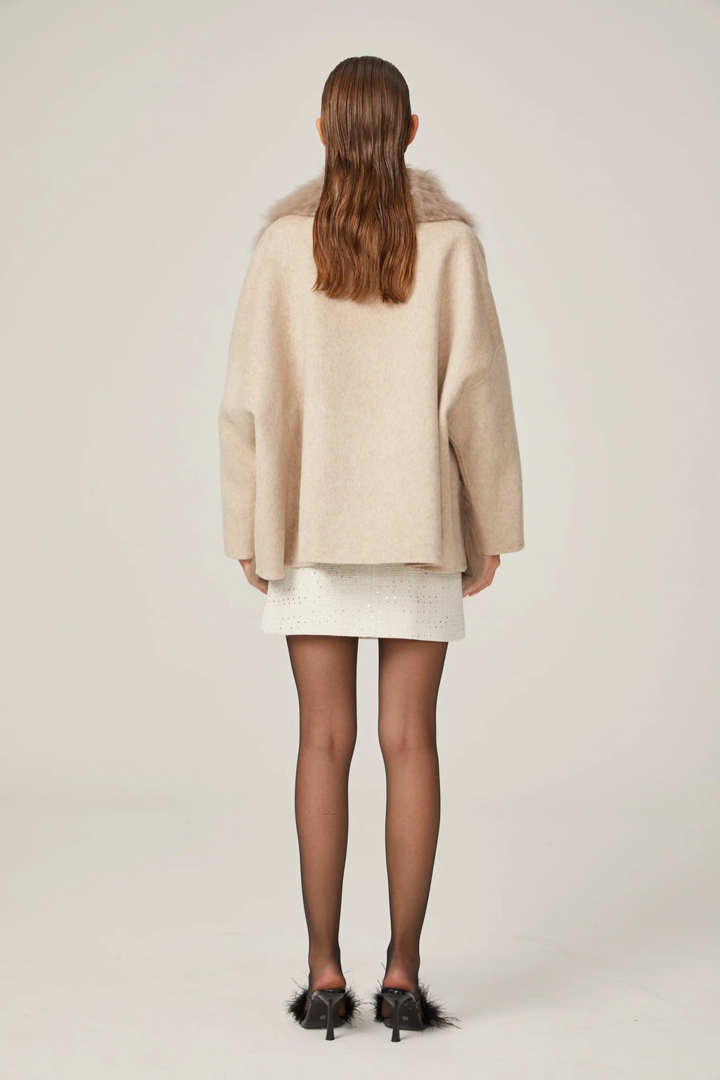 Valeria Oversize Collar Jacket