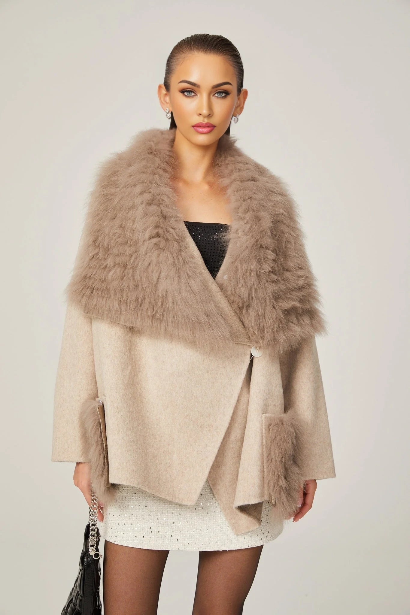 Valeria Oversize Collar Jacket
