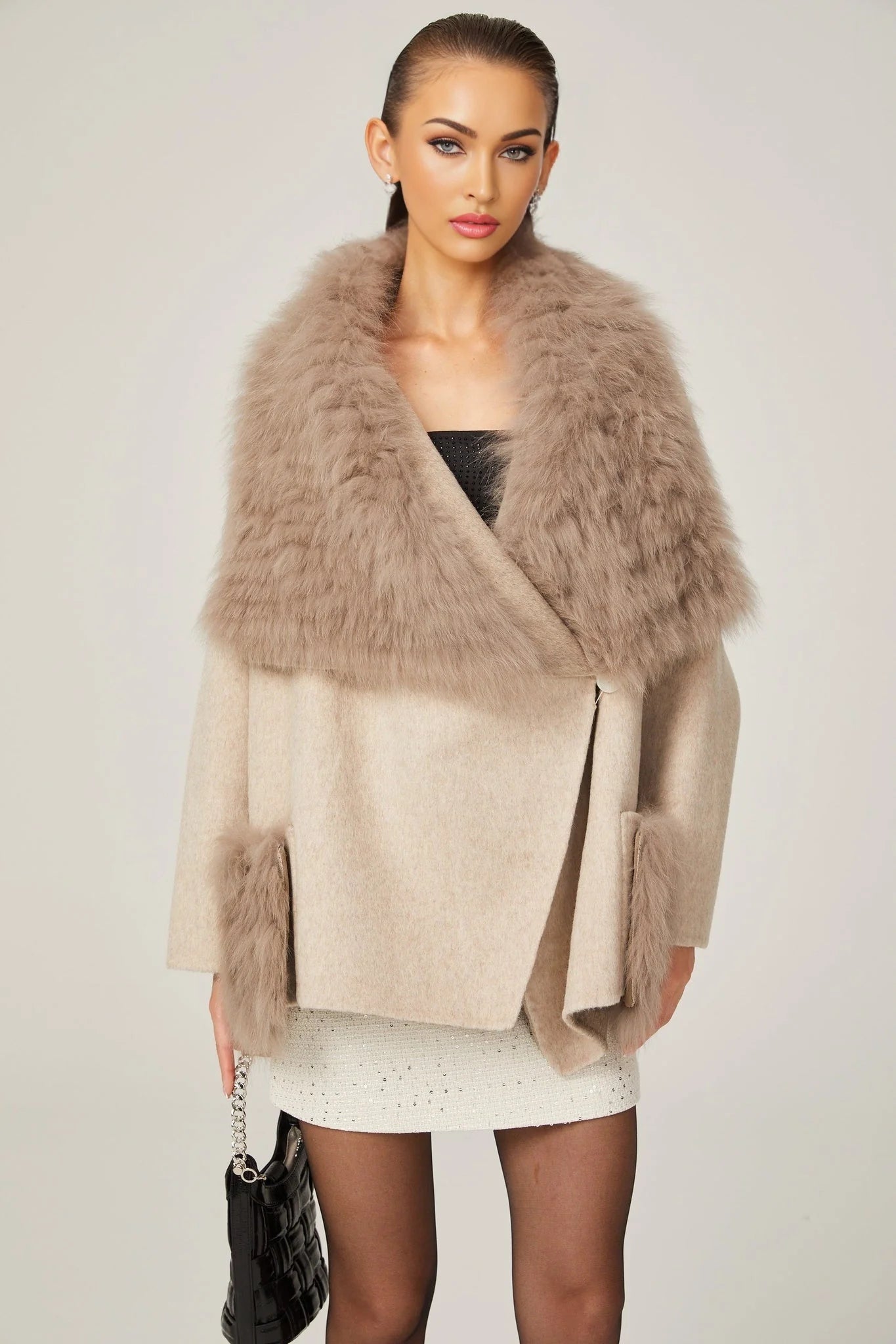 Valeria Oversize Collar Jacket