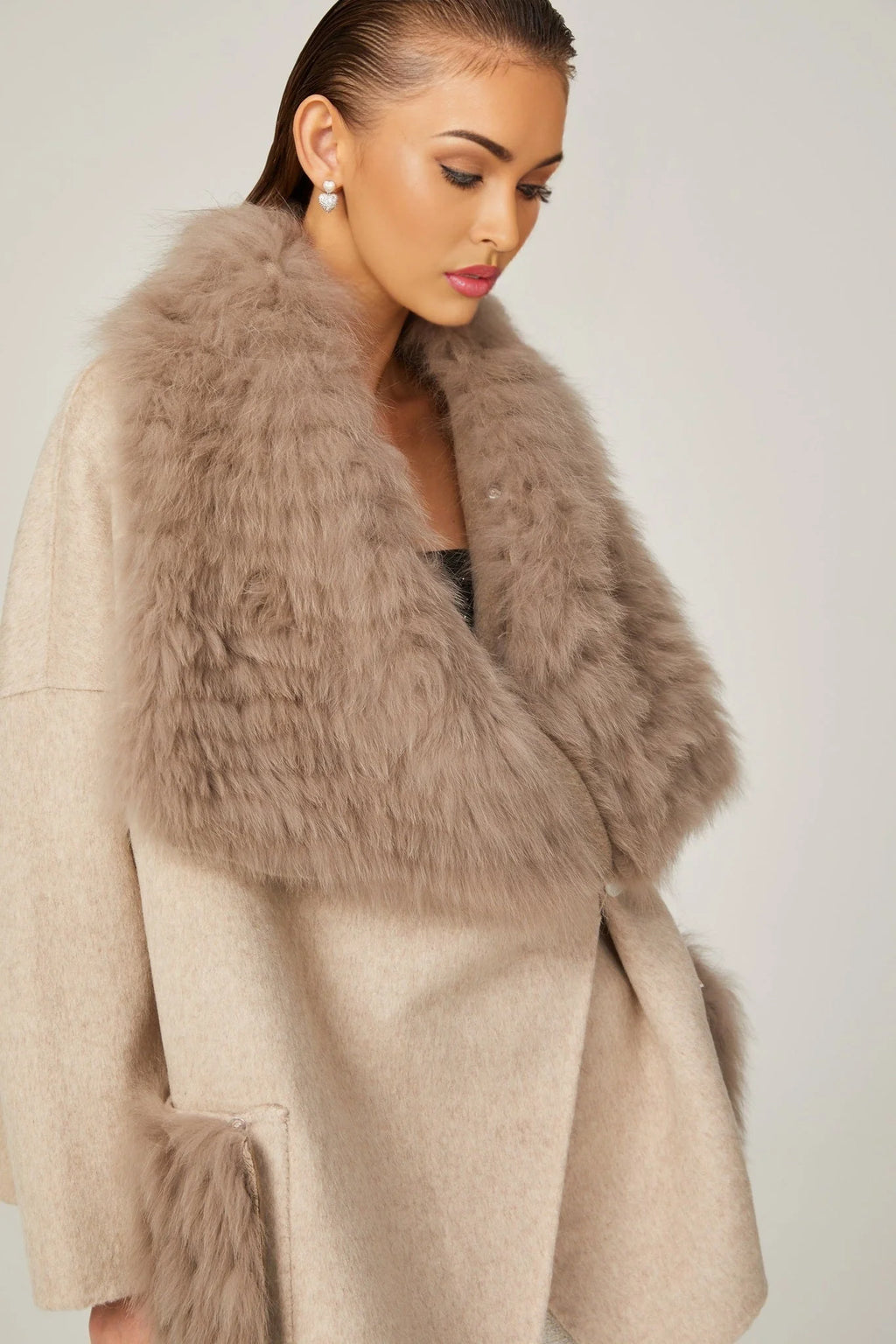 Valeria Oversize Collar Jacket