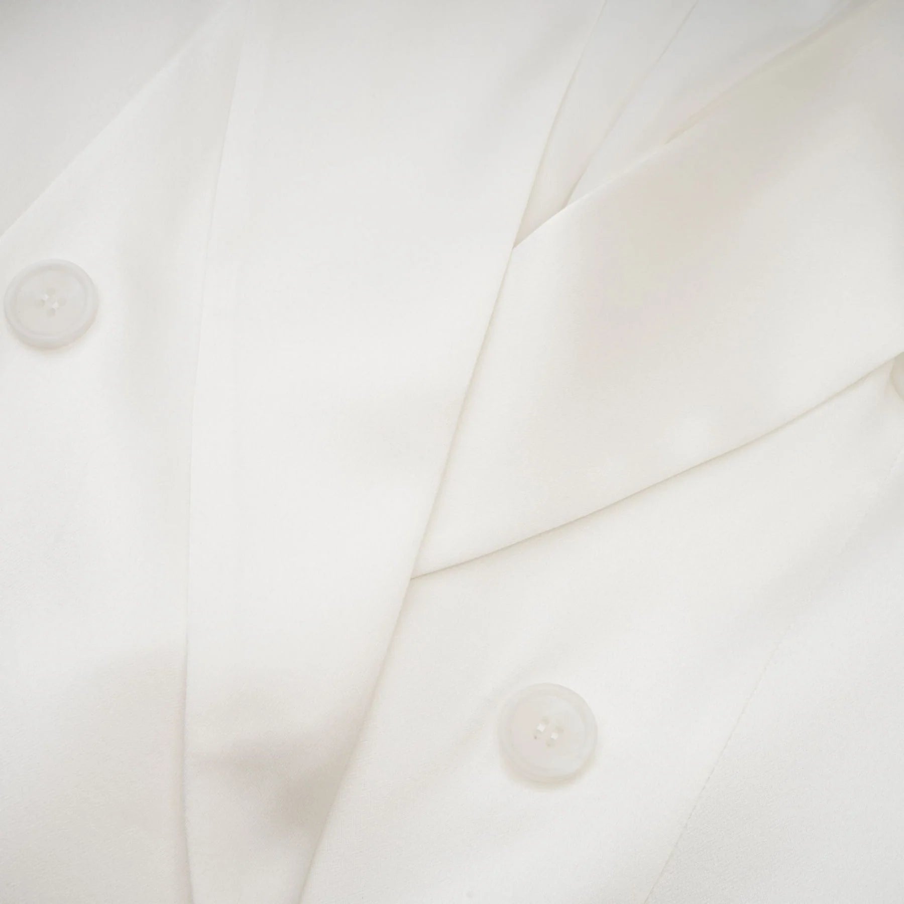 Vera Blazer White Double Breasted Shoulder Pads