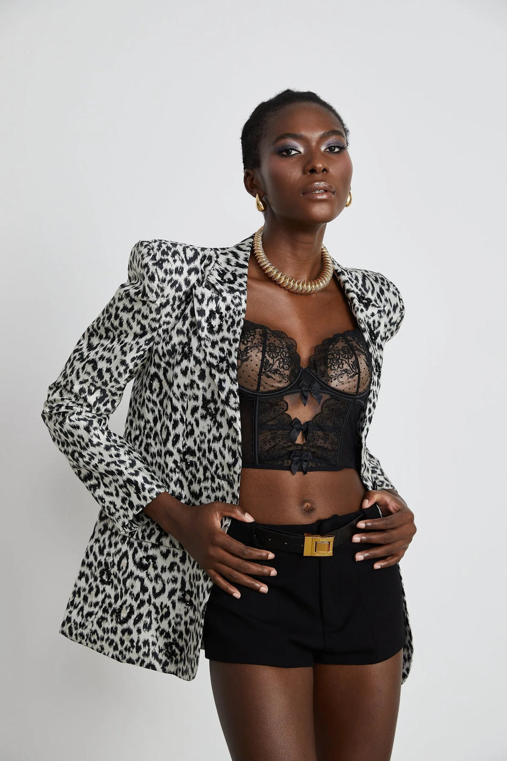 Veronica Vest Top Black Lace Bow Detail Sweetheart Cropped Mesh