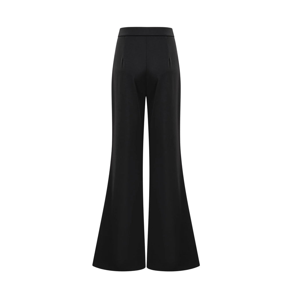 Vincenzina Jacket & Trousers Crystal Embellished Black
